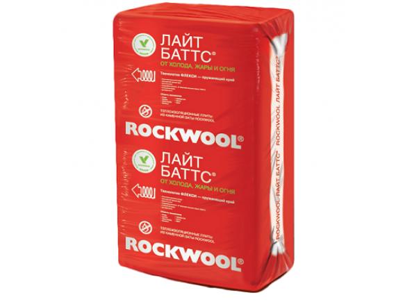 Базальтовая вата Rockwool Лайт Баттс 1000х600х50 мм 10 штук в упаковке